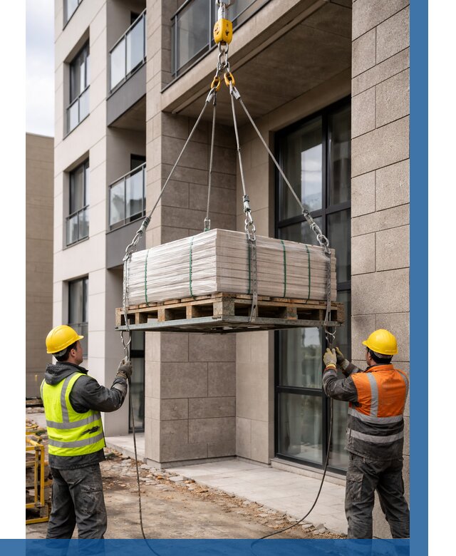 Подъем керамогранита на этаж в Шуе от 3598 р. | ВЫСОТНИК-Шуя