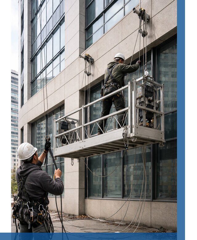 Монтаж и подъем фасадной люльки в Шуе от 12336 р. | ВЫСОТНИК-Шуя