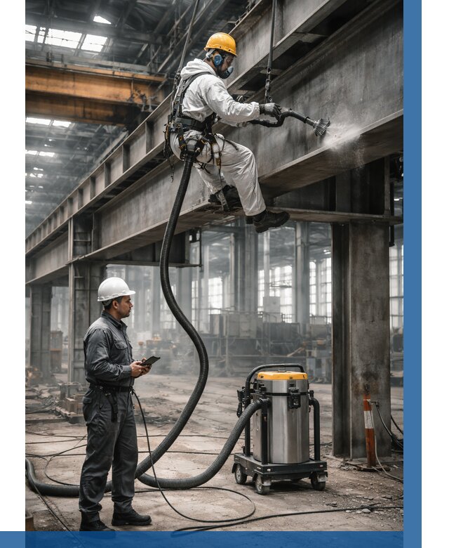 Обеспыливание конструкций в цехе в Шуе от 4318 р. | ВЫСОТНИК-Шуя