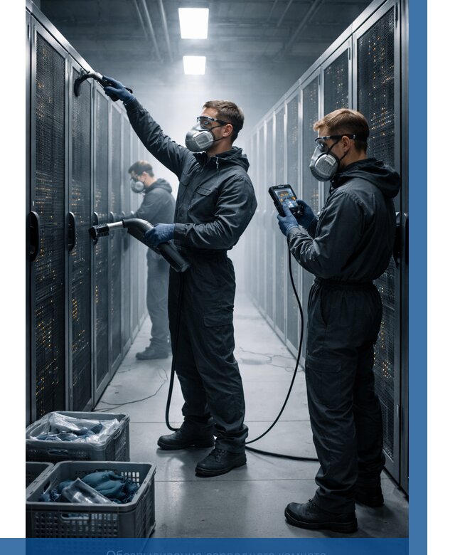 Обеспыливание серверной комнаты в Шуе от 4626 р. | ВЫСОТНИК-Шуя