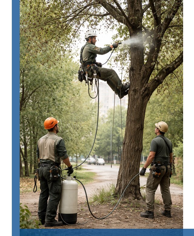 Обработка деревьев от вредителей в Шуе профессиональная защита