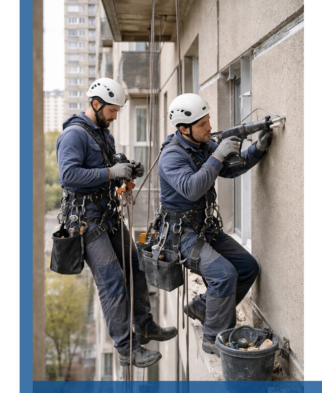 Промышленные альпинисты высотные работы и монтаж в Шуе